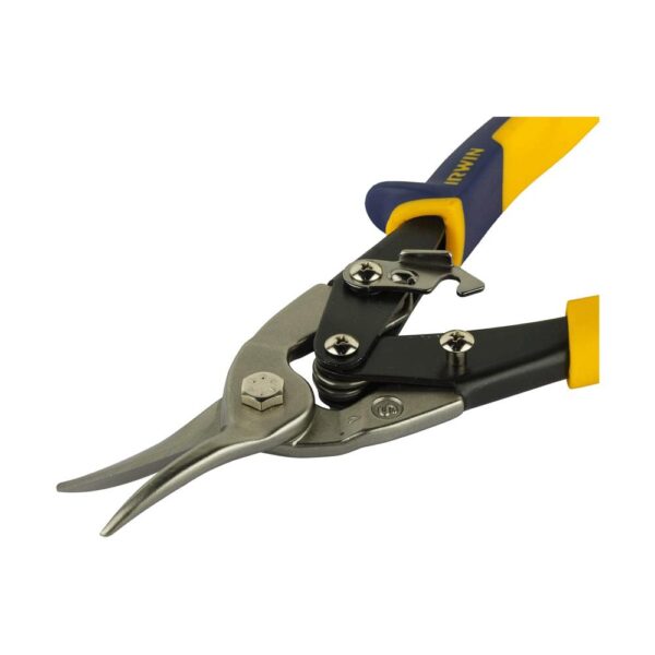 Irwin Straight Cut Aviation Snip 250mm (10in) - Black/Yellow/Blue - Image 3