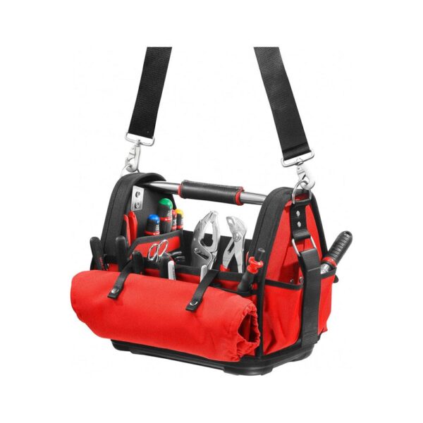 Facom Pro Bag Professional Soft Tote Tool Bag 14 Inch 55.2 x 32 x 30.8 cm - Red/Black - Image 4