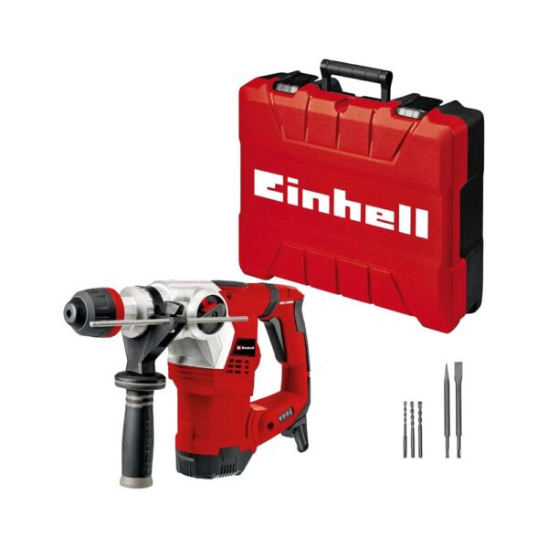 Einhell TE-RH 32 4F Kit Rotary Hammer Drill SDS Plus 4-In-1 Drill Without Lock 1050W - Red