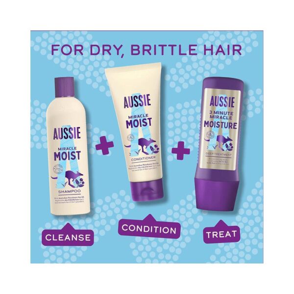 Aussie Miracle Moist Conditioner 200ml - Image 8