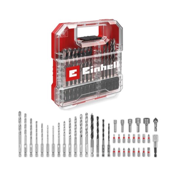 Einhell L-Case Bit And Drill Set For All Common Drill Chucks And Bit Holders - 40 Piece