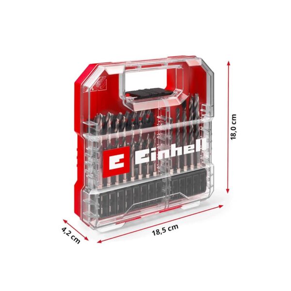 Einhell L-Case Bit And Drill Set For All Common Drill Chucks And Bit Holders - 40 Piece - Image 12