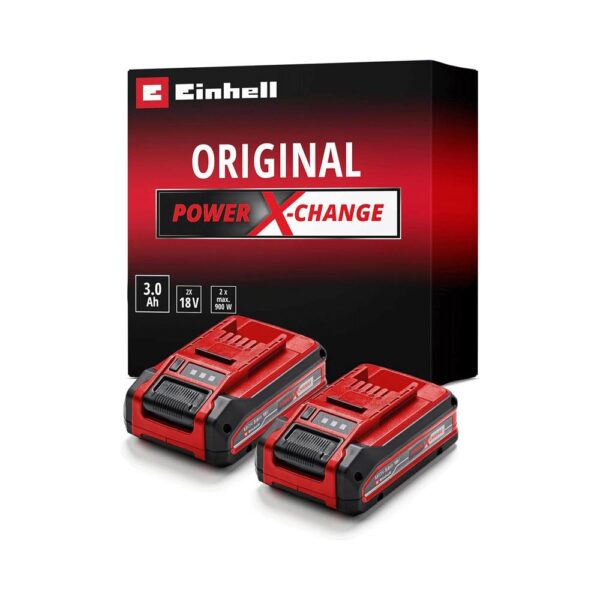 Einhell Power X-Change Plus 18V 3.0Ah Lithium-Ion Battery Twinpack