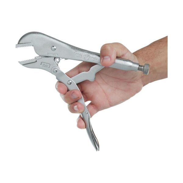 Irwin Vise-Grip 10R Straight Jaw Locking Pliers 250mm (10 Inch) - Silver - Image 5