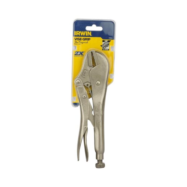 Irwin Vise-Grip 10R Straight Jaw Locking Pliers 250mm (10 Inch) - Silver - Image 8