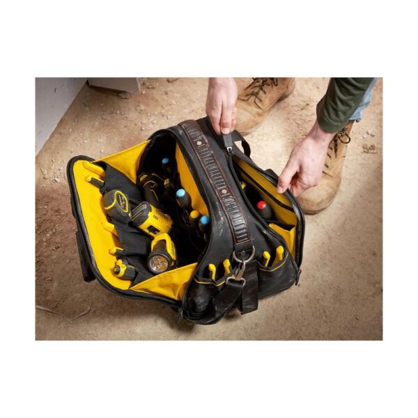 Stanley Fatmax Multi Access Tool Bag With Carry Handle & Shoulder Strap 43 x 28 x 30 cm - Black/Yellow - Image 5