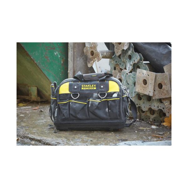 Stanley Fatmax Multi Access Tool Bag With Carry Handle & Shoulder Strap 43 x 28 x 30 cm - Black/Yellow - Image 9