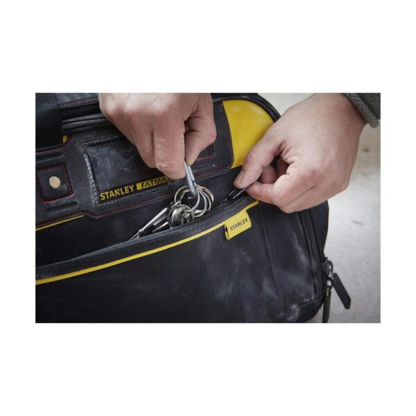 Stanley Fatmax Multi Access Tool Bag With Carry Handle & Shoulder Strap 43 x 28 x 30 cm - Black/Yellow - Image 10