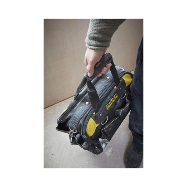 Stanley Fatmax Multi Access Tool Bag With Carry Handle & Shoulder Strap 43 x 28 x 30 cm - Black/Yellow - Image 11