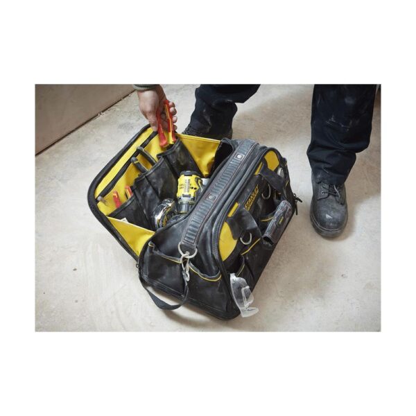 Stanley Fatmax Multi Access Tool Bag With Carry Handle & Shoulder Strap 43 x 28 x 30 cm - Black/Yellow - Image 14