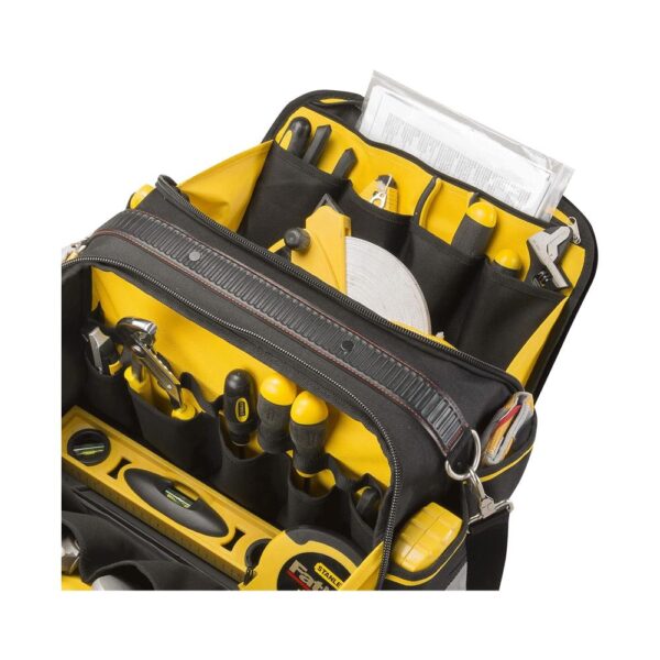 Stanley Fatmax Multi Access Tool Bag With Carry Handle & Shoulder Strap 43 x 28 x 30 cm - Black/Yellow - Image 17