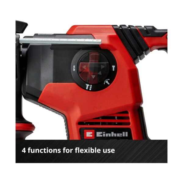 Einhell HEROCCO 36/28 Professional 36V Cordless Rotary Hammer SDS Plus Power X-Change - Red - Image 7