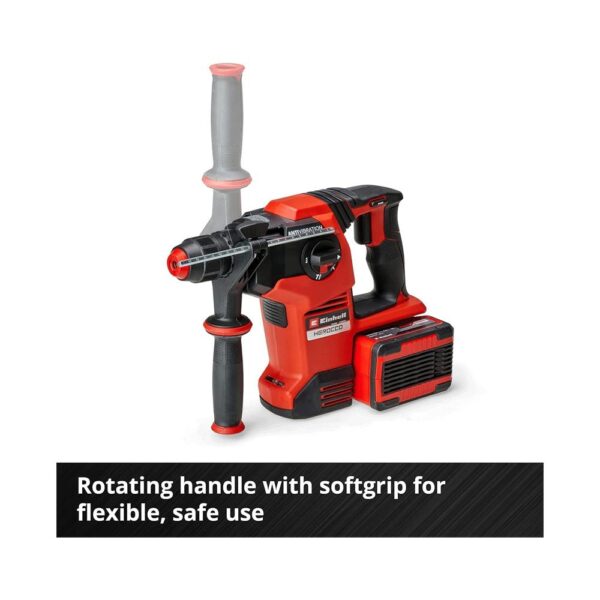 Einhell HEROCCO 36/28 Professional 36V Cordless Rotary Hammer SDS Plus Power X-Change - Red - Image 9