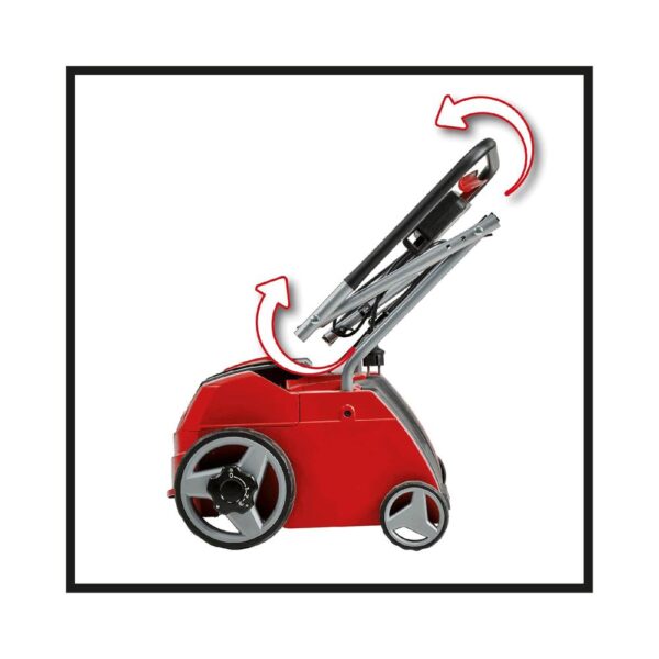 Einhell Electric Lawn Scarifier And Aerator 1200W 28 Litres Catch Bag 10m Cord - Red/Black - Image 7