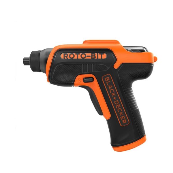 Black & Decker 3.6V Roto-Bit Cordless Screwdriver - Orange/Black - Image 2